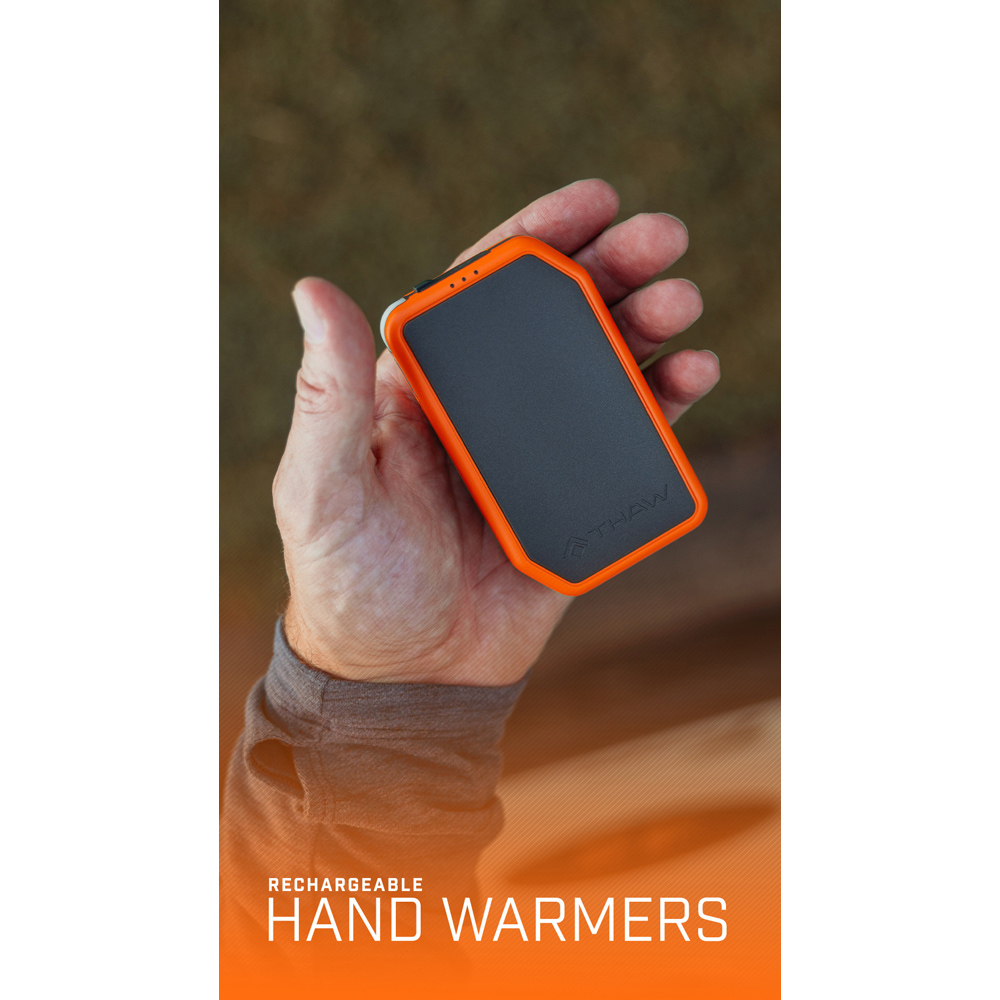 Thaw 5K Rechargeable Compact Hand Warmer with Flashlight and 5100mAh Power Bank Image 3