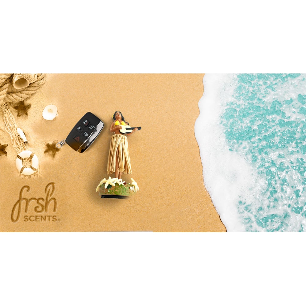 Frsh Scents Pina Colada Hula Girl Car Air Freshener Image 2
