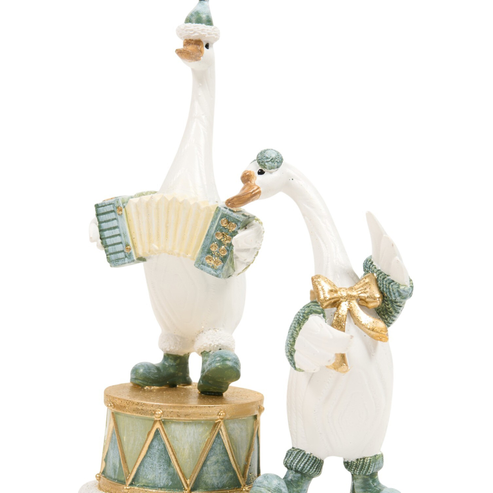Winter Carol Geese Decoration Image 4