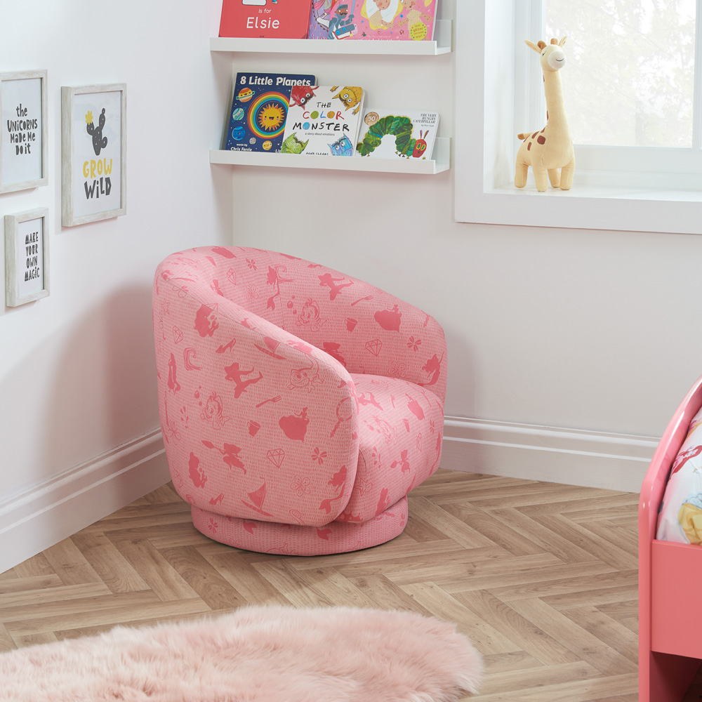 Disney Childrens Princess Accent Swivel Chair Image 6