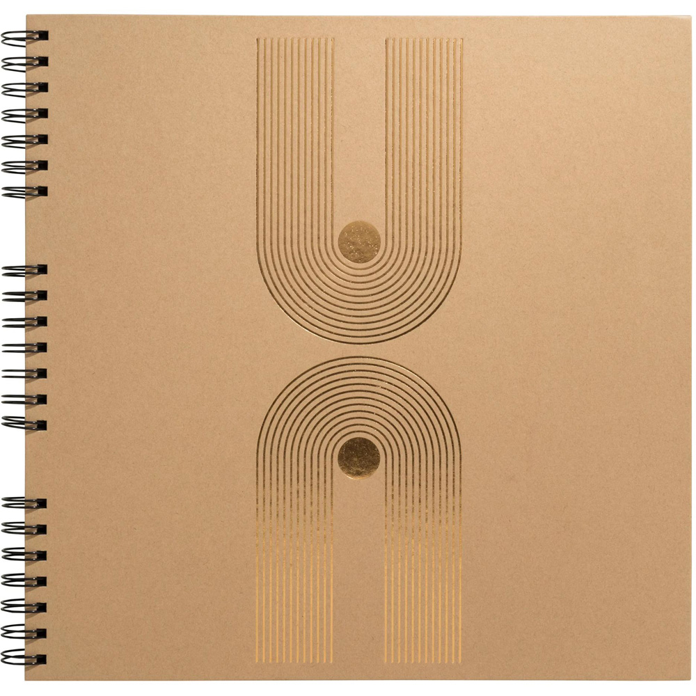 Exacompta Graphik Kraft Wirebound Photo Album 60 Sheets 300 Photos Image 3