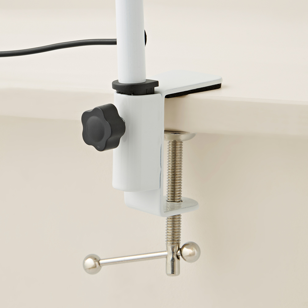 ValueLights Daylight White Clamp LED Desk Lamp Image 4