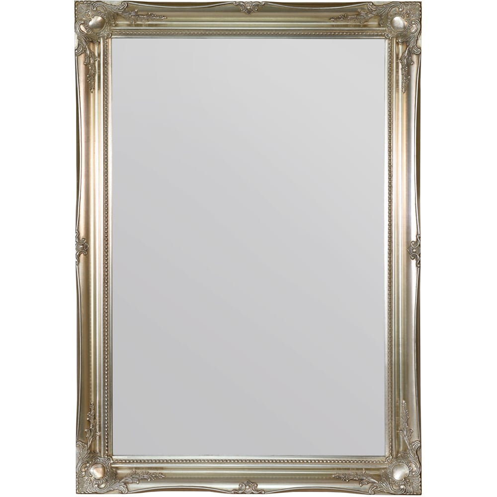 MirrorOutlet Hamilton Vintage Silver Antique Wall Mirror 107 x 76cm Image 1