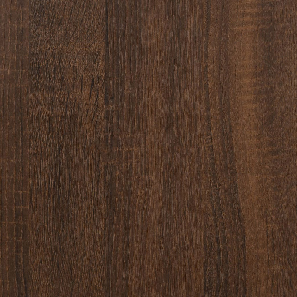vidaXL 3 Drawer Brown Oak Sideboard Image 8