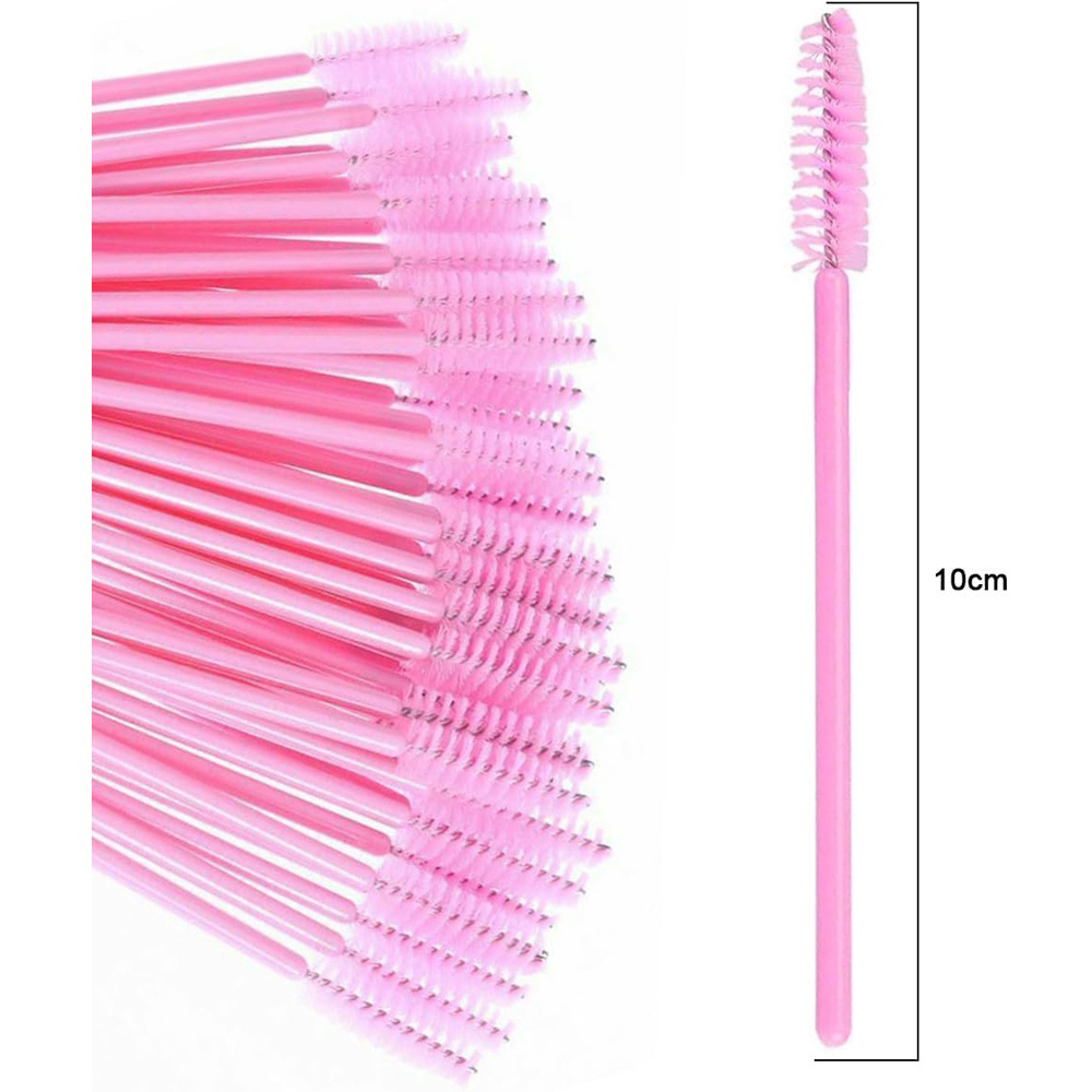 ATEK Pink Disposable Mascara Wand 100 Pack Image 5