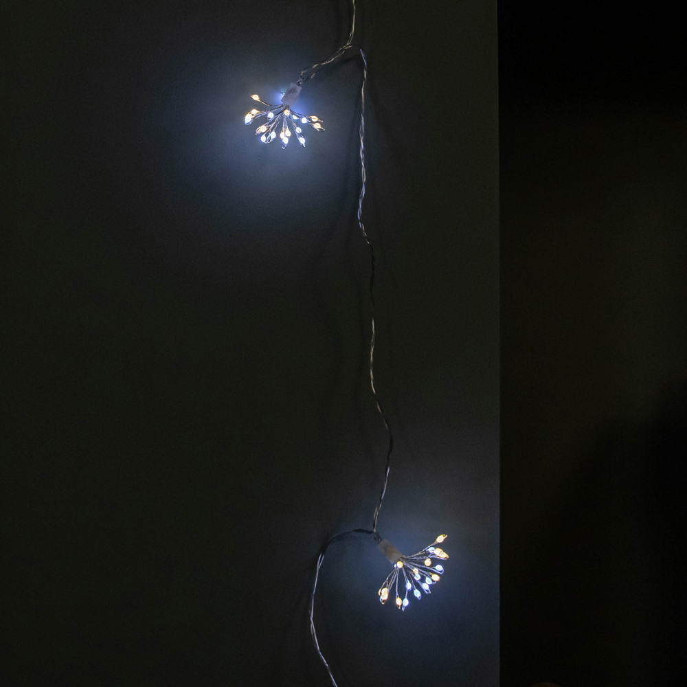 Samuel Alexander Ultra Brights 200 White and Warm White LED Starburst Christmas Lights 4.5m Image 4