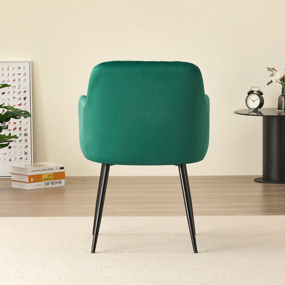 Indoor Living Miami Charlotte 4 Seater Dining Set Green Image 8