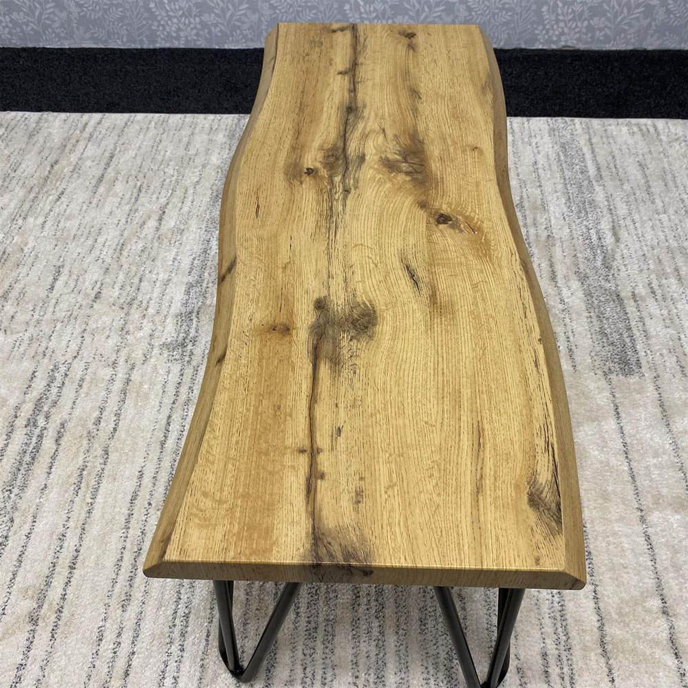 Kosy Koala 4 Seater Rustic Brown Dining Table Image 3