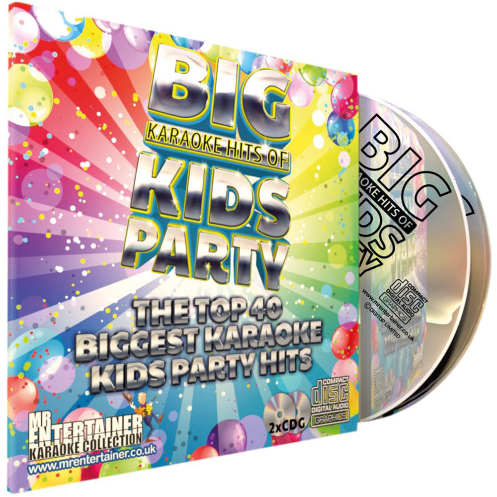 Mr Entertainer Silver Kids Party Karaoke CDG Disks Image 1