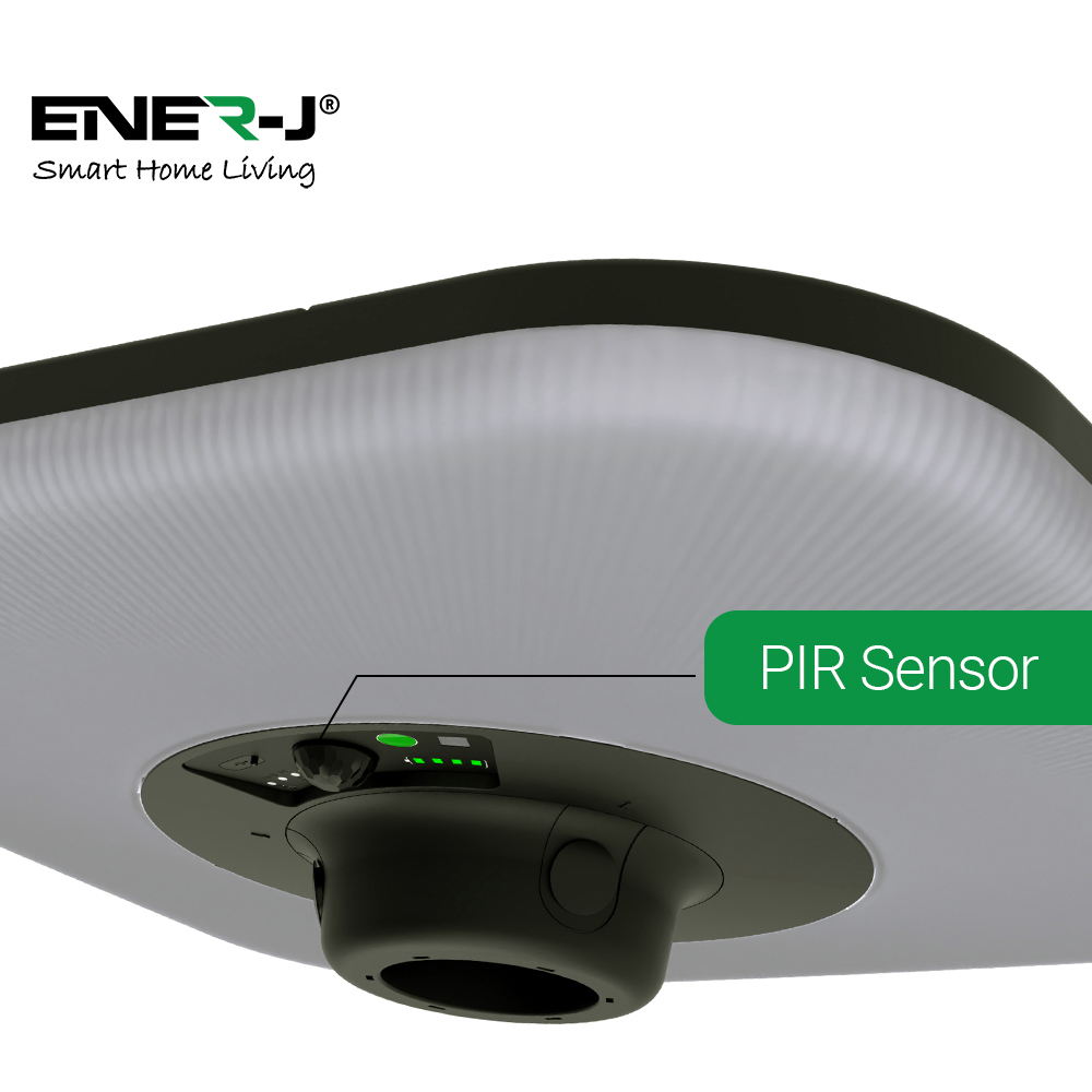 EnerJ PIR Solar Garden Lights with Panel 240W Image 3