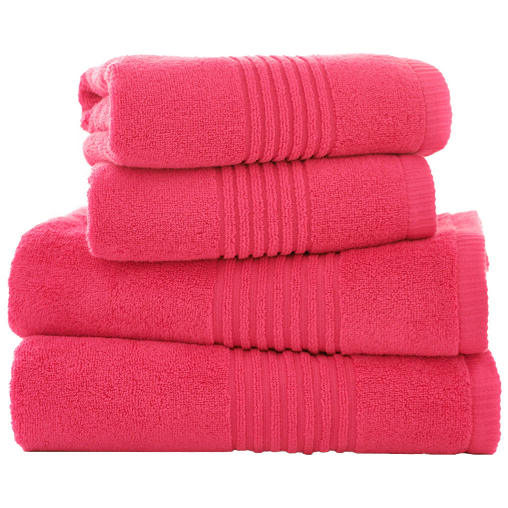 Deyongs Quik Dri Fuchsia Bath Towel 2 Pack Image