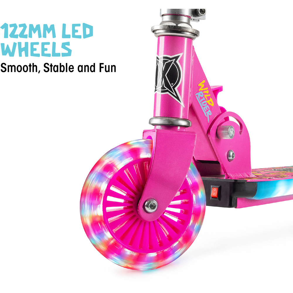 Xootz Pink Wild Rider LED Scooter Image 6