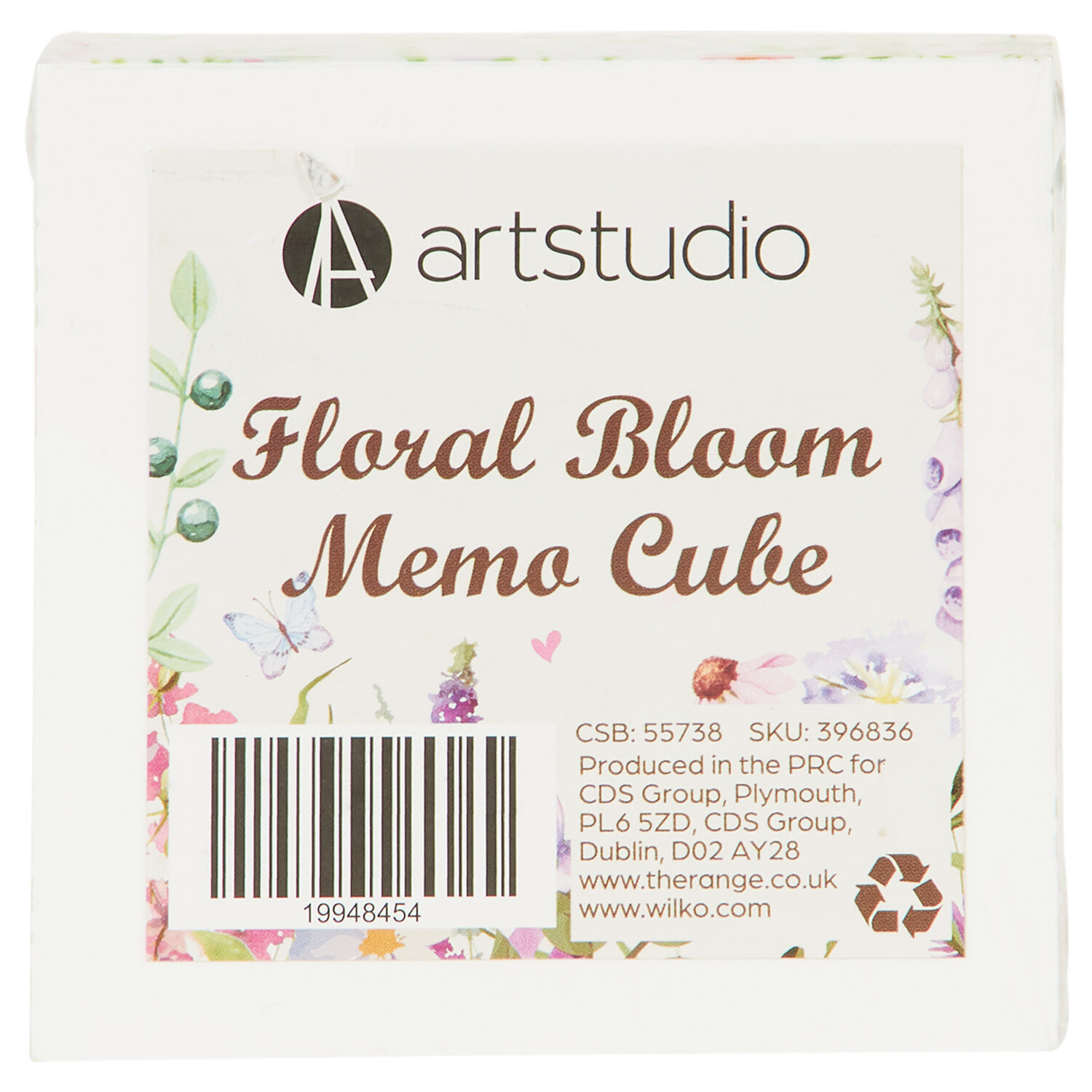 Floral Bloom Memo Cube - Multicolour Image 3