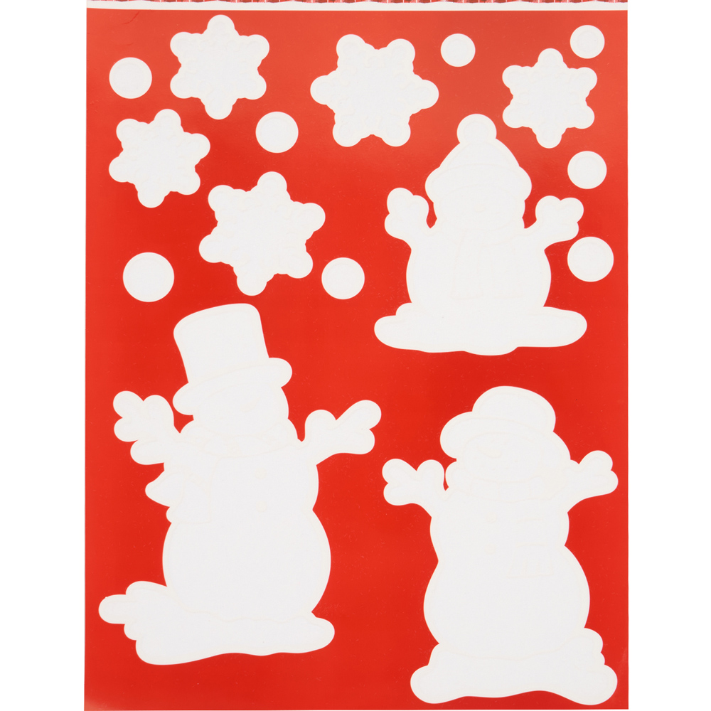 Snowy Window Sticker Selection Image 5