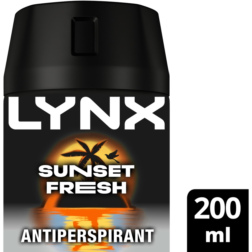 Lynx Anti Perspirant Deodorant Spray 200ml Sunset Fresh Image 3
