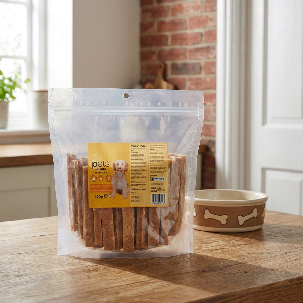 Wilko Value Pack Chicken Strips Dog Treats 400g Image 4