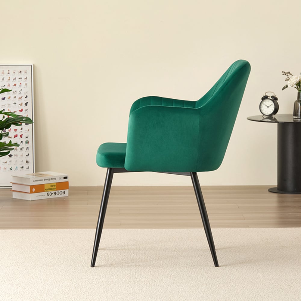 Indoor Living Miami Charlotte 4 Seater Dining Set Green Image 7