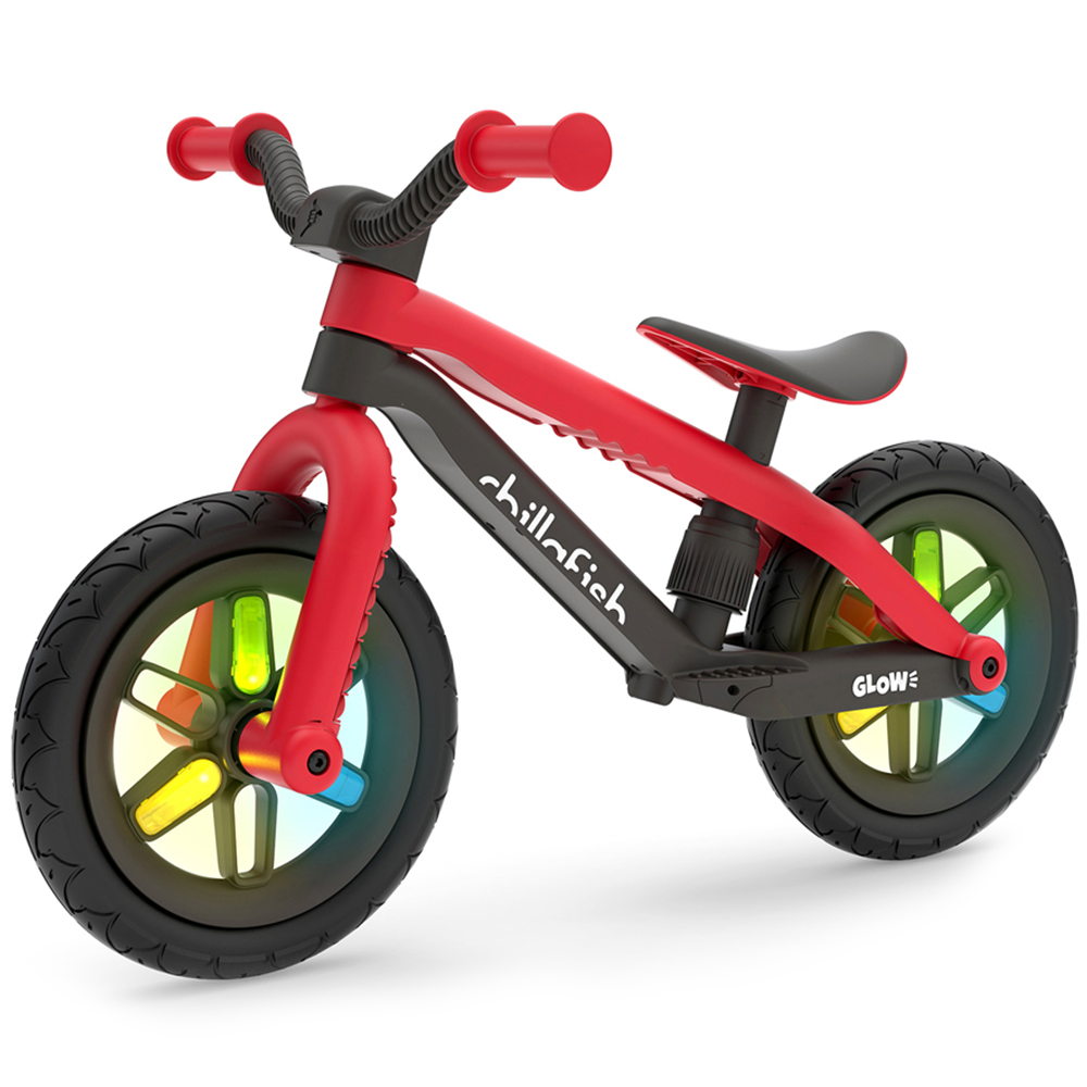 Chillafish BmXie Glow Red Light Up Wheels Balance Bike Image 1