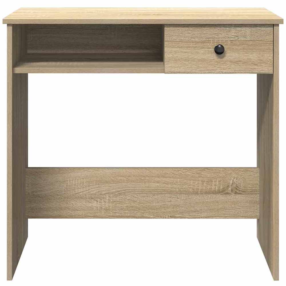 vidaXL Single Drawer Computer Desk Sonoma Oak Image 4
