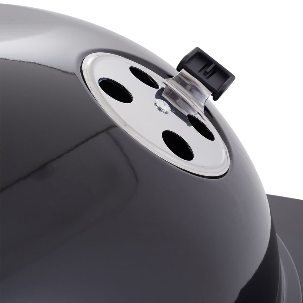 Living and Home Round Outdoor Charcoal BBQ Grill with Side Table Image 3