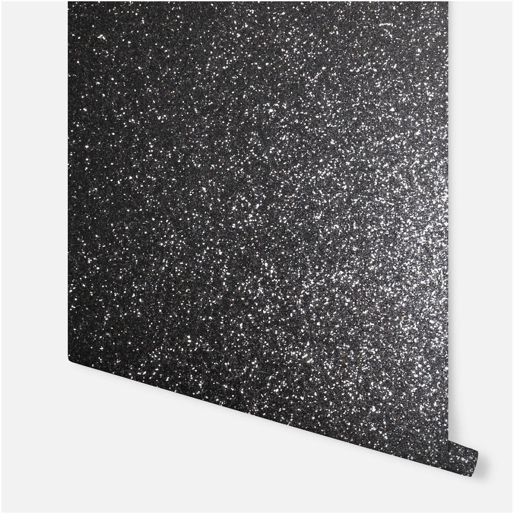 Arthouse Sequin Sparkle Black Wallpaper Image 3