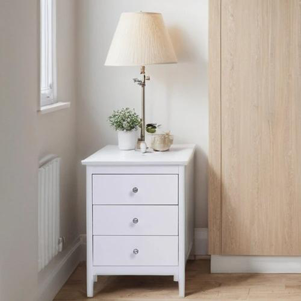 H&O Direct 3 Drawers Storage Cabinet Image 4