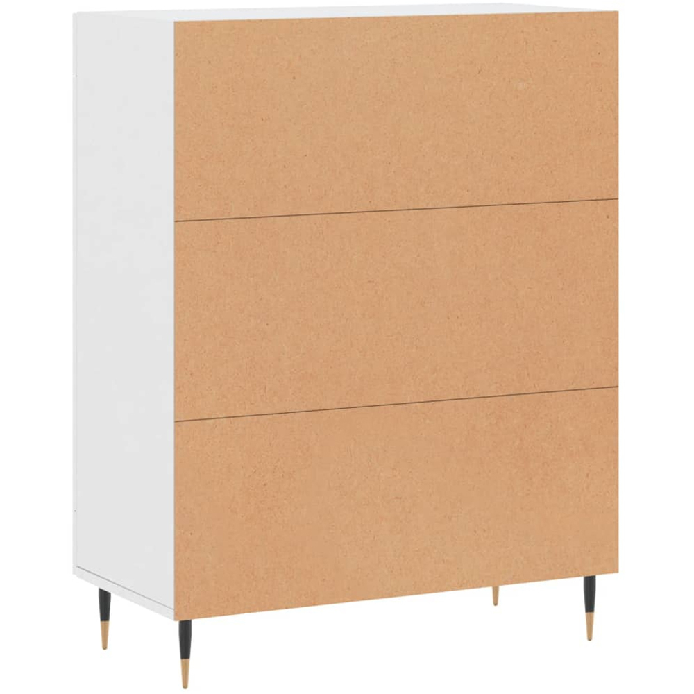vidaXL 2 Door White Sideboard Image 8