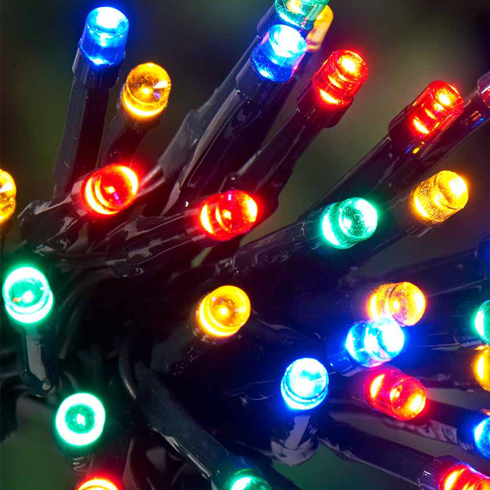 Wilko 200 LED Coloured Solar String Lights Image 4