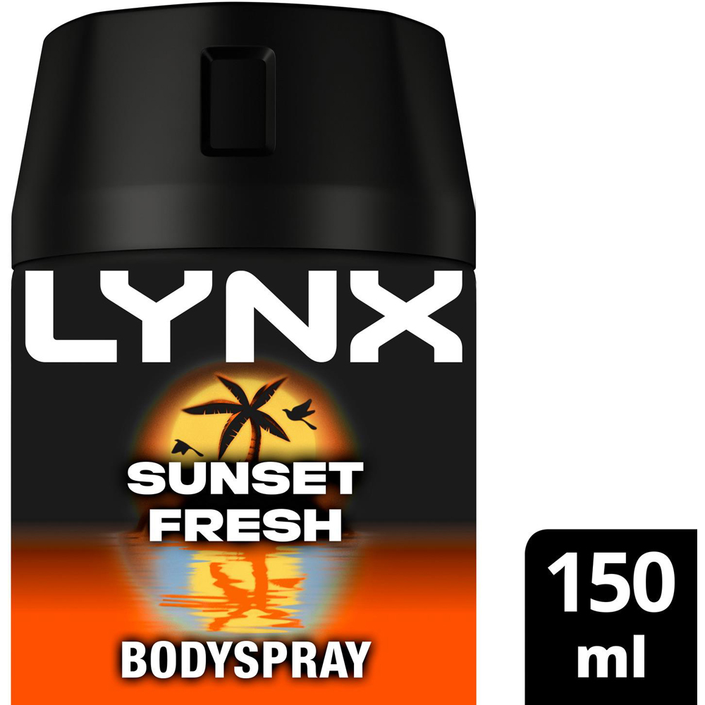 Lynx Sunset Fresh Men's Deodorant Body Spray 150ml 18 Pack Image 3