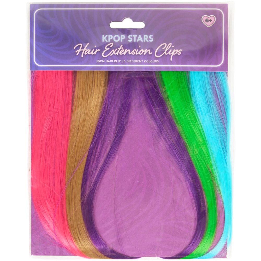 KPop Stars Hair Extension Clip Image 2