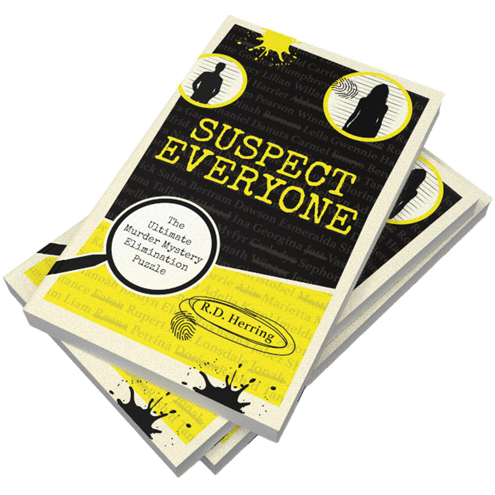 Suspect Everyone Detective Book by R.D. Herring Image 1