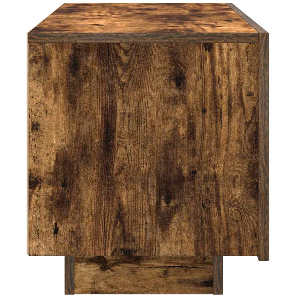 vidaXL 2 Door Smoked Oak TV Cabinet Image 5