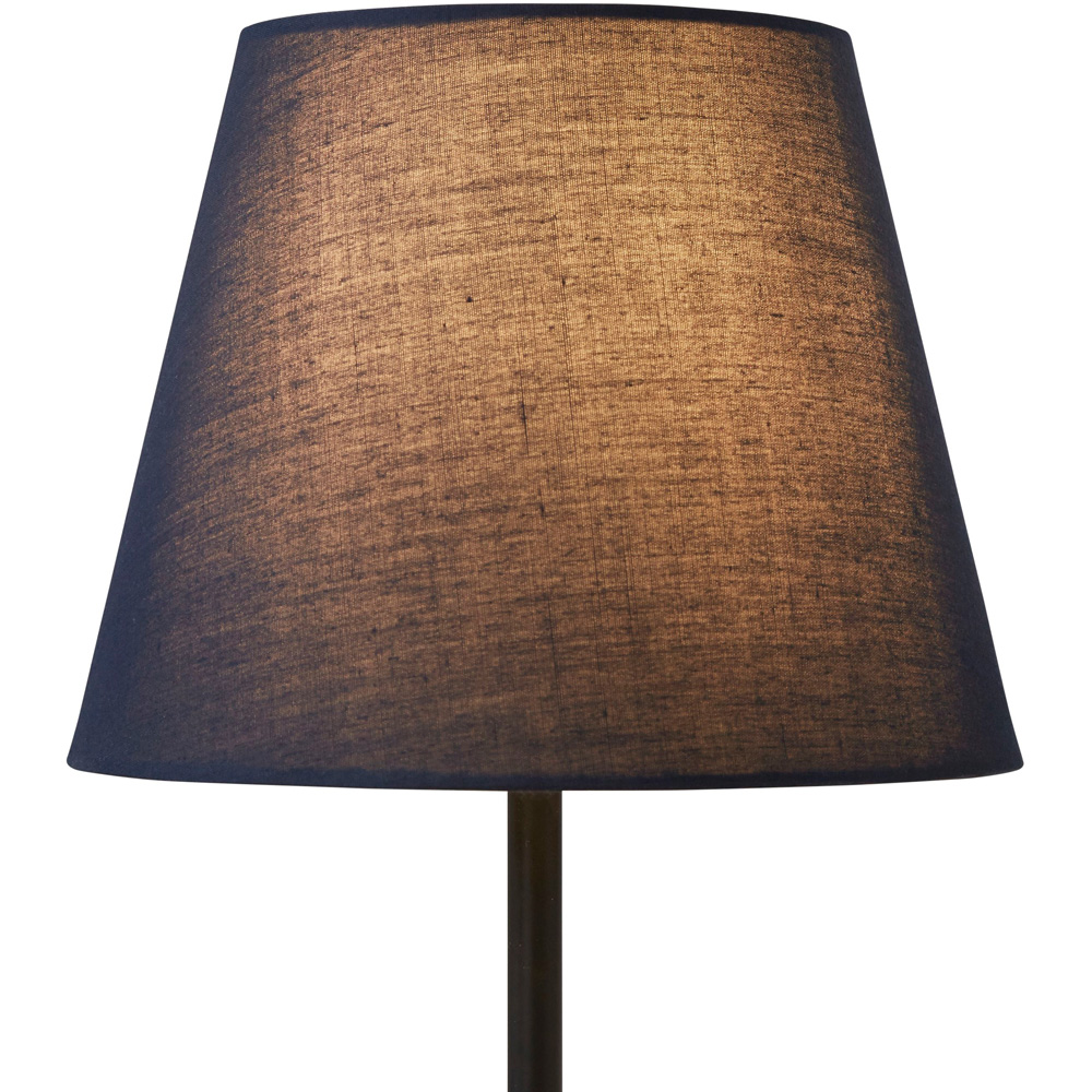 Lighting Collection Yates Navy Tapered Lamp Shade 20cm Image 3