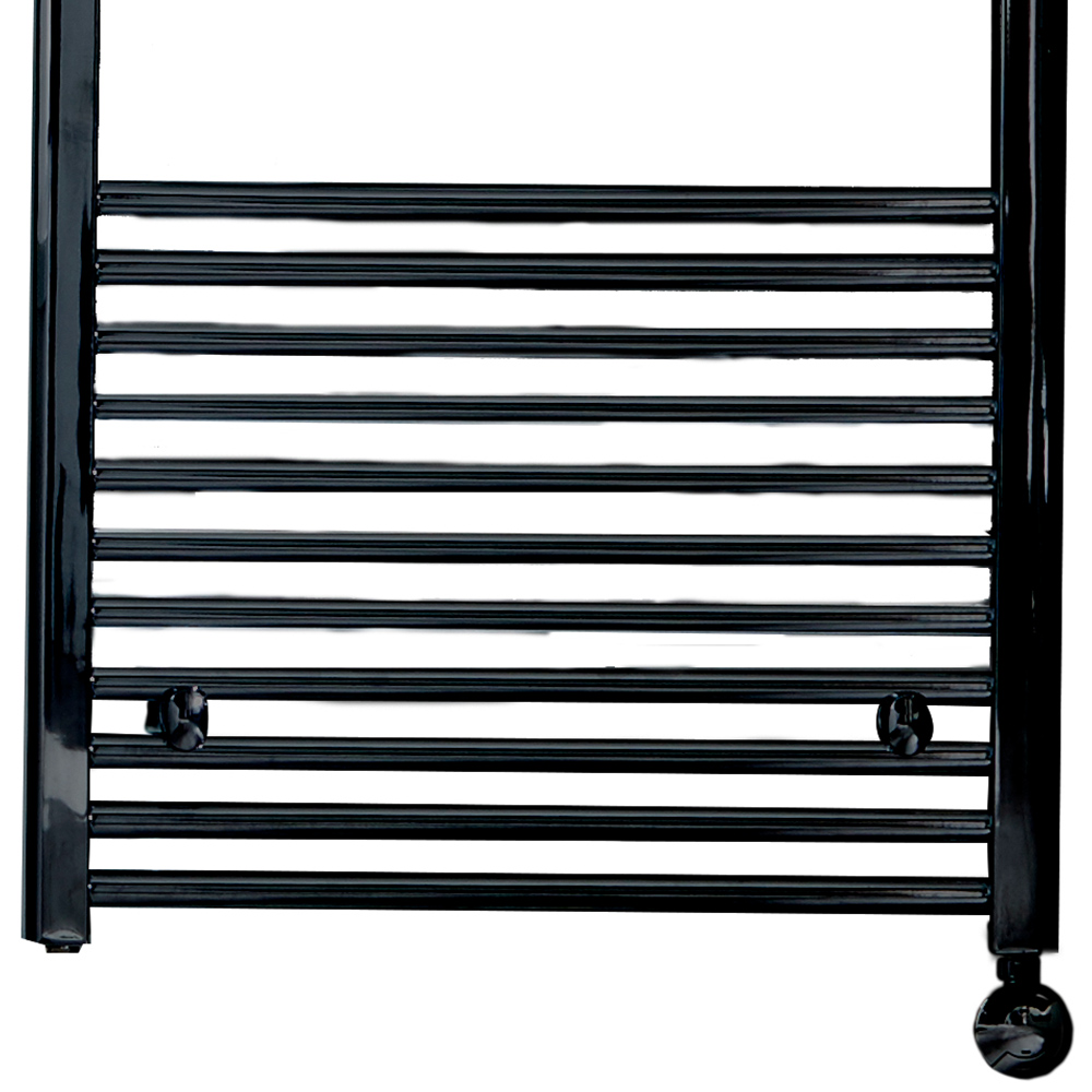 Towelrads Richmond Thermostatic Black Towel Radiator 1186 x 450mm 400W Image 3