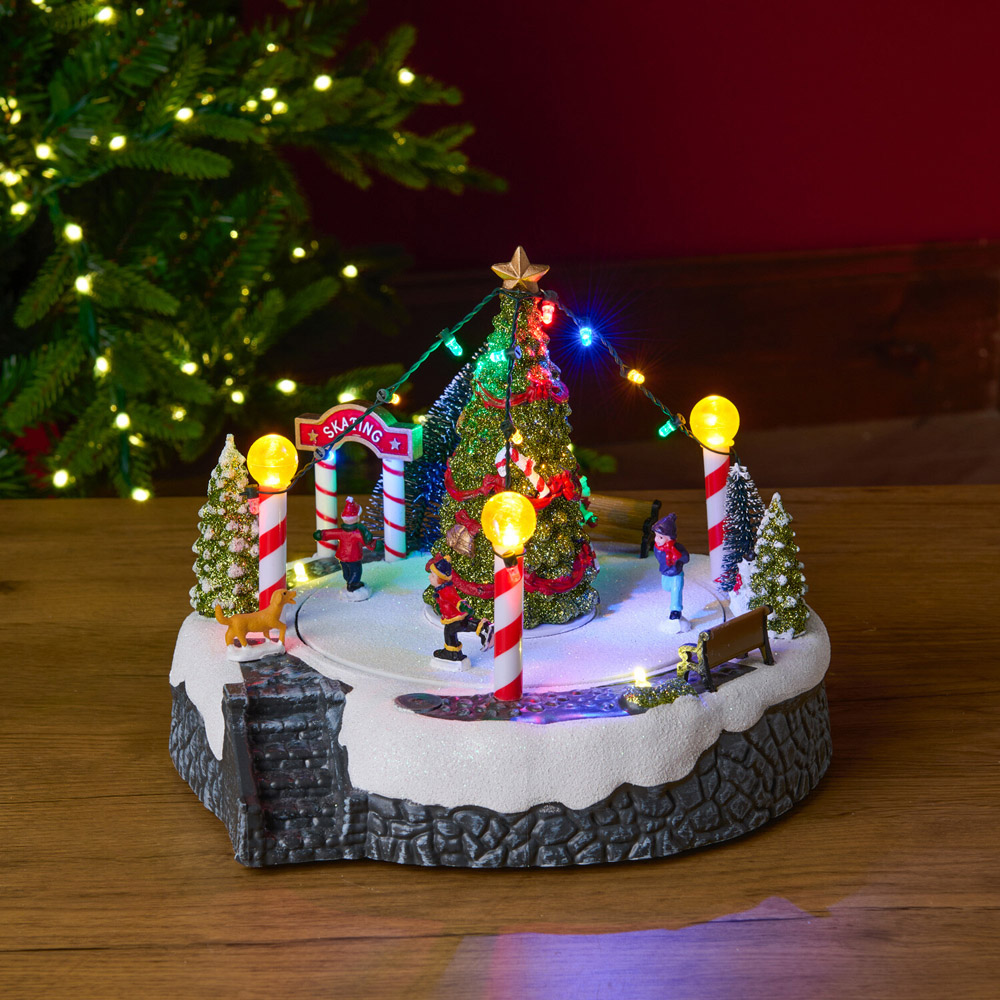 LED Christmas Tree Village Model Image 6