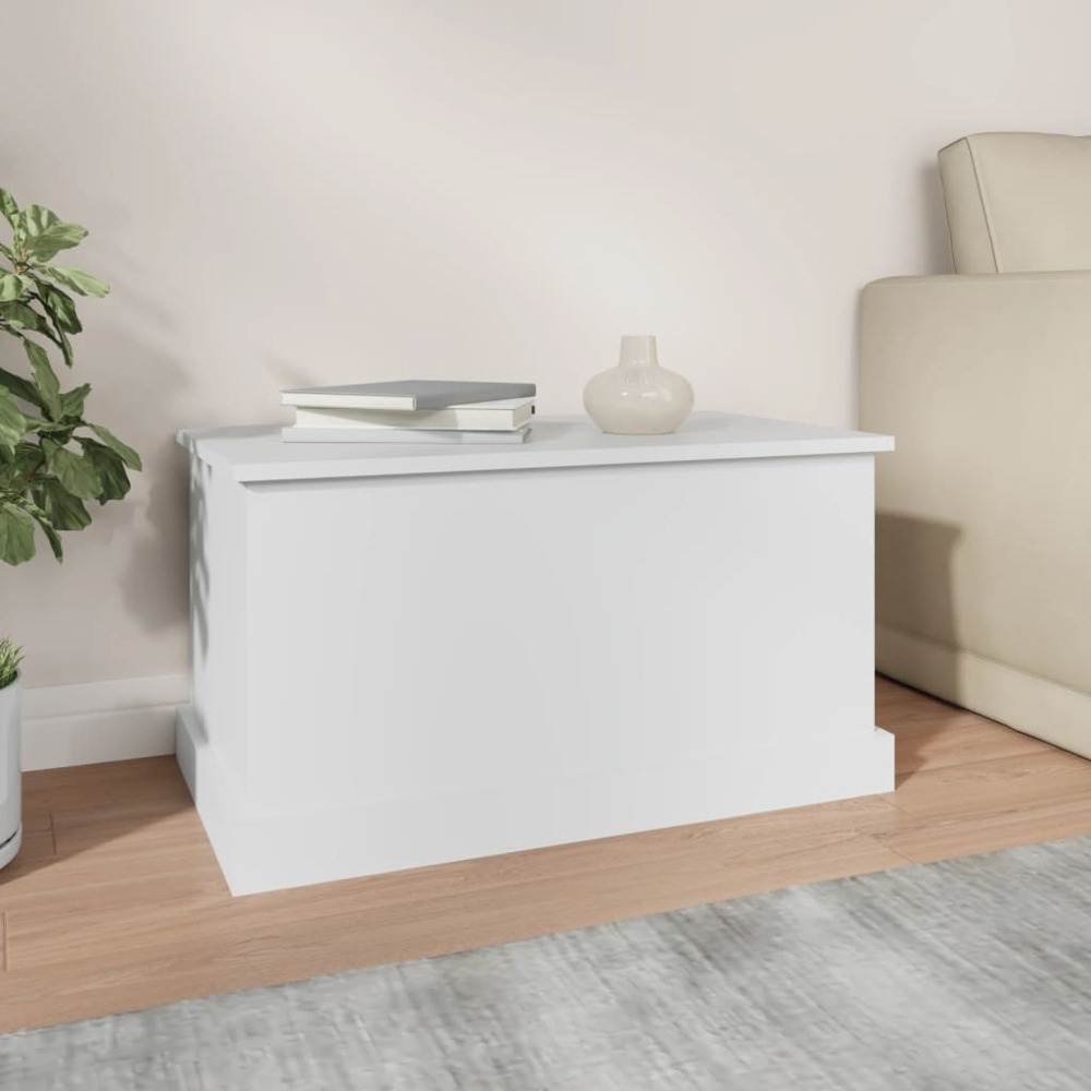 vidaXL White Storage Box Image 8