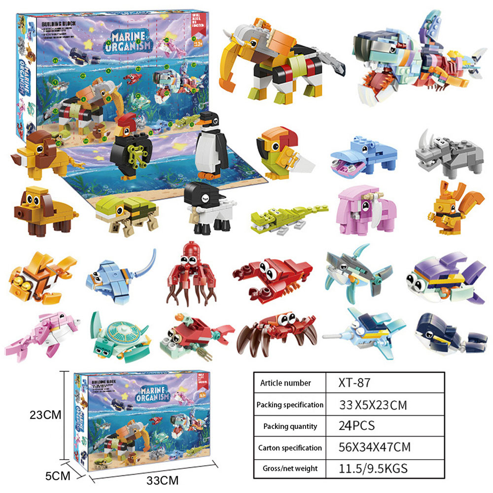 Living and Home Kids Christmas Party Gift Blind Box Toy Set 24 Piece Image 9