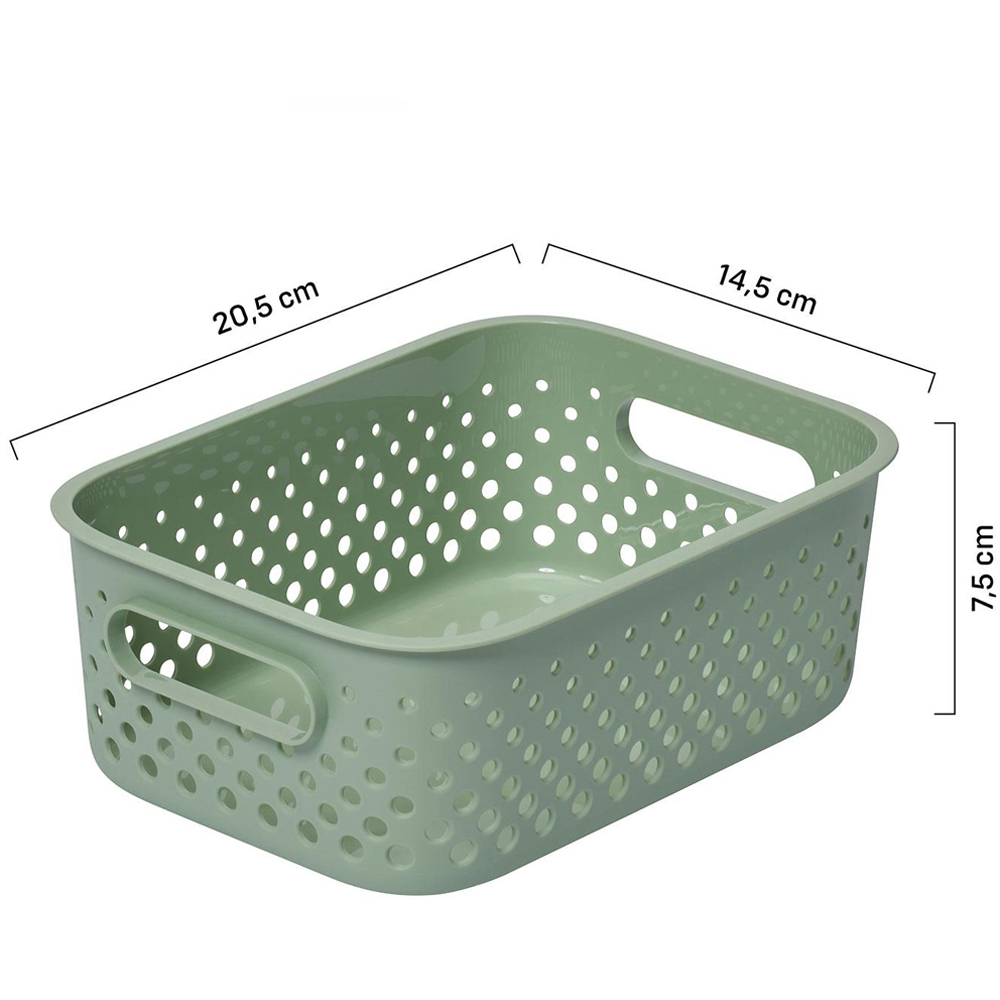 SmartStore Essence Beach Grass Small Storage Basket 1.6L 3 Pack Image 9