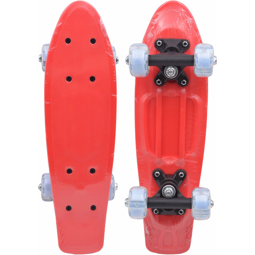 LED Wheel Plastic Skateboard Image 2