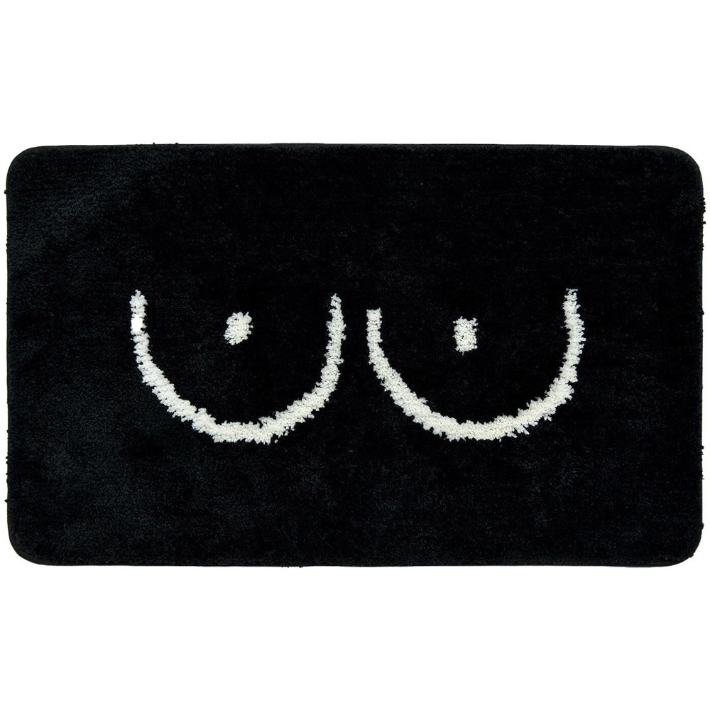 Novelty Bath Mat - Black Image 1