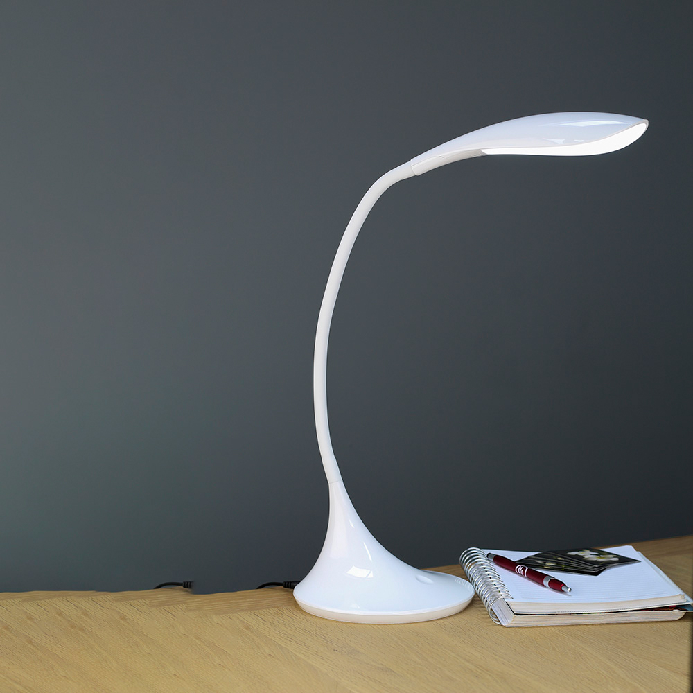 Lifemax High Vision Silver LED Desk Light Image 2