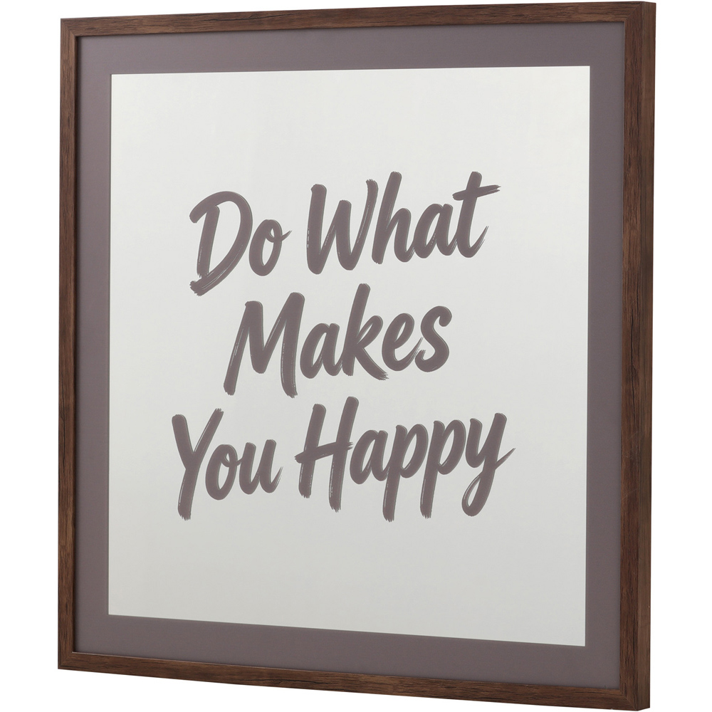 Motivational Framed Mirrored Art Image 1