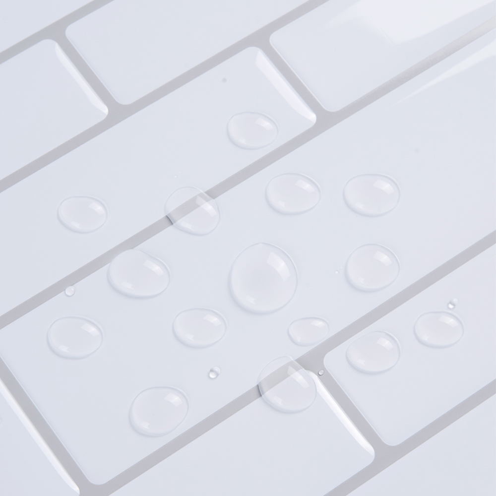 Living and Home Brick Effect White Self Adhesive Wall Tile Sticker 10 Pack Image 6
