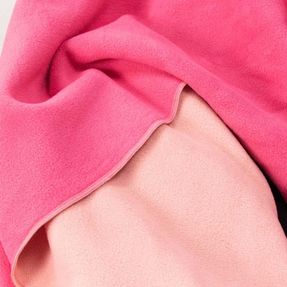 Myga Pink Fleece Yoga Blanket 200 x 145cm Image 2