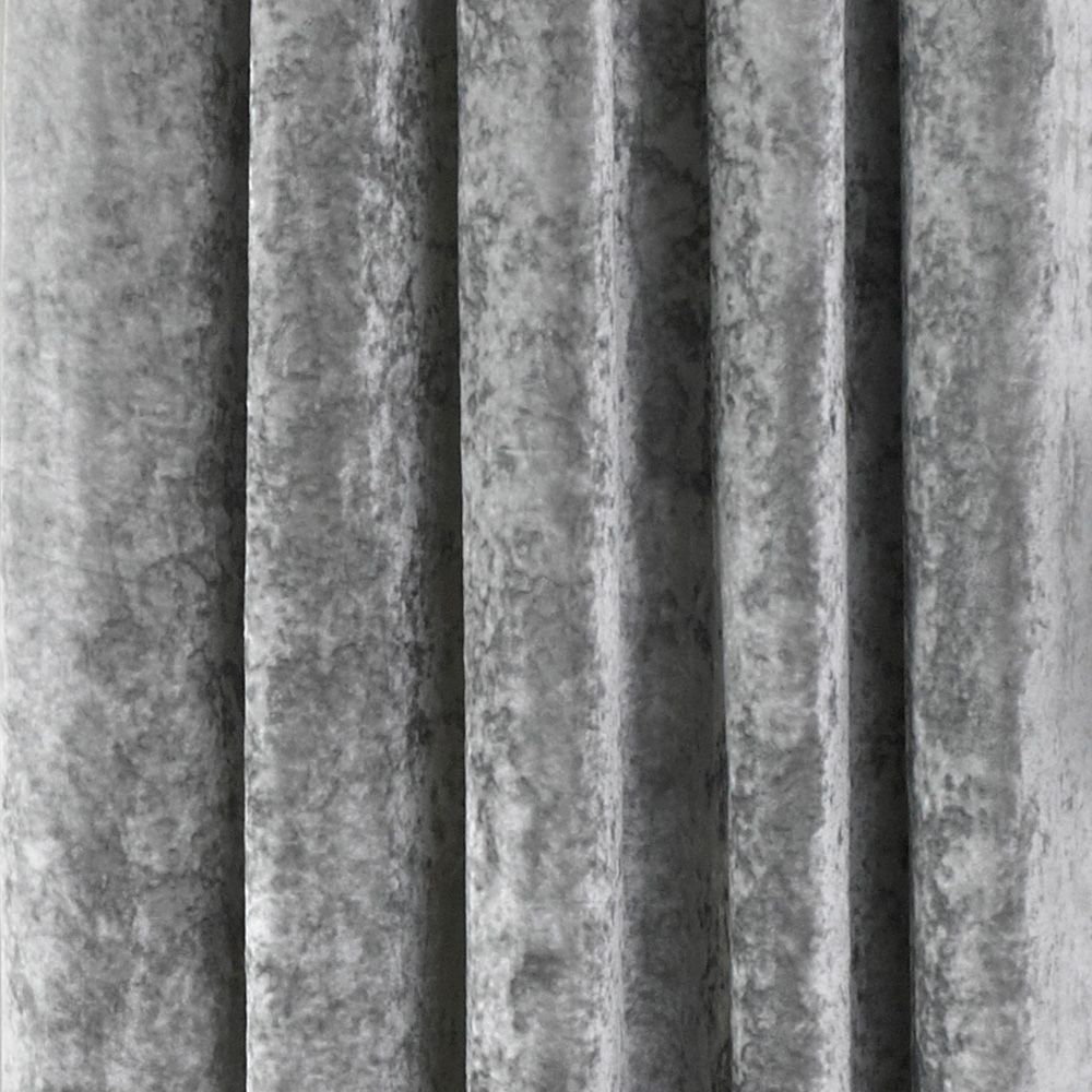 Paoletti Verona Silver Fully Lined Eyelet Curtains 168 x 137cm Image 4