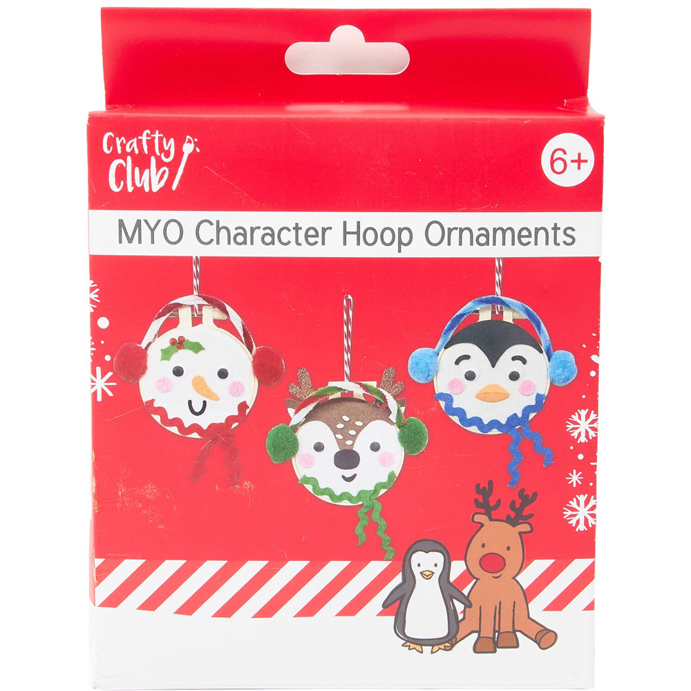 Make Your Own Character Hoop Ornaments Kit Image 4