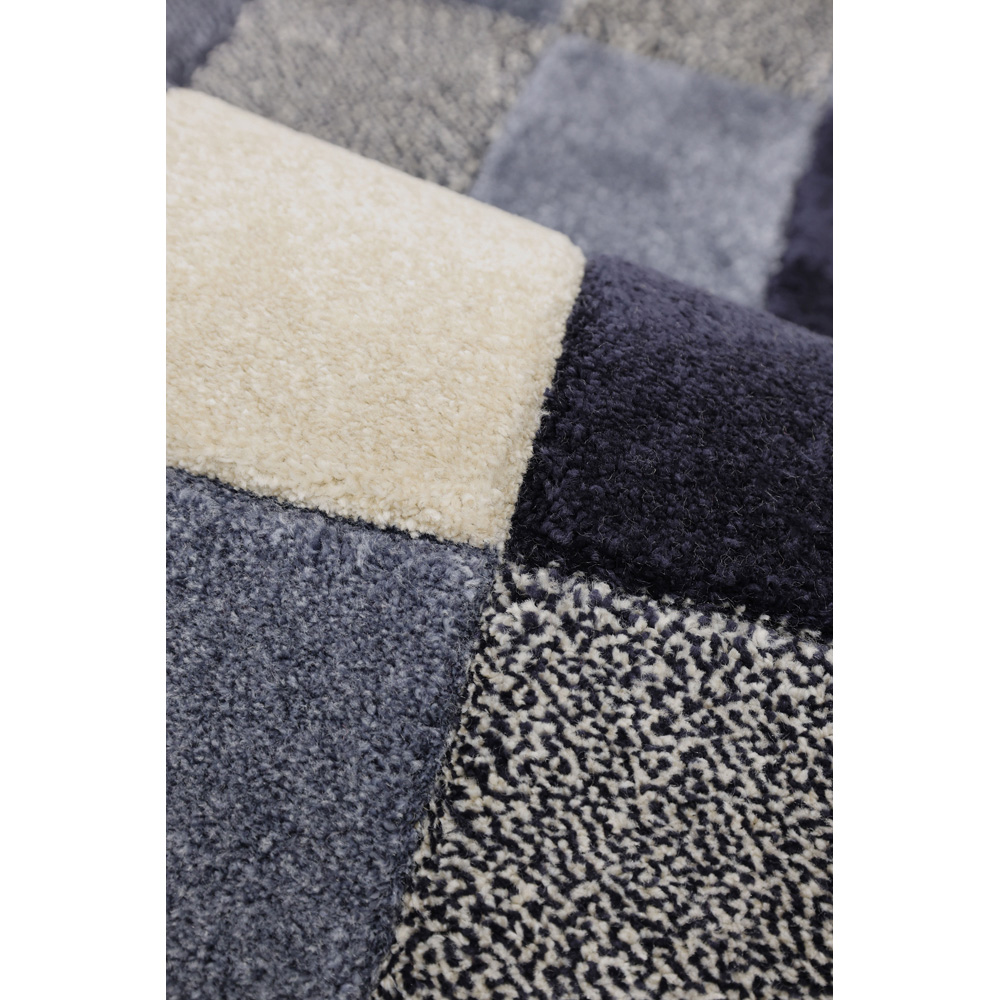 Homemaker Newport Blue Blocks Runner 60 x 200cm Image 3