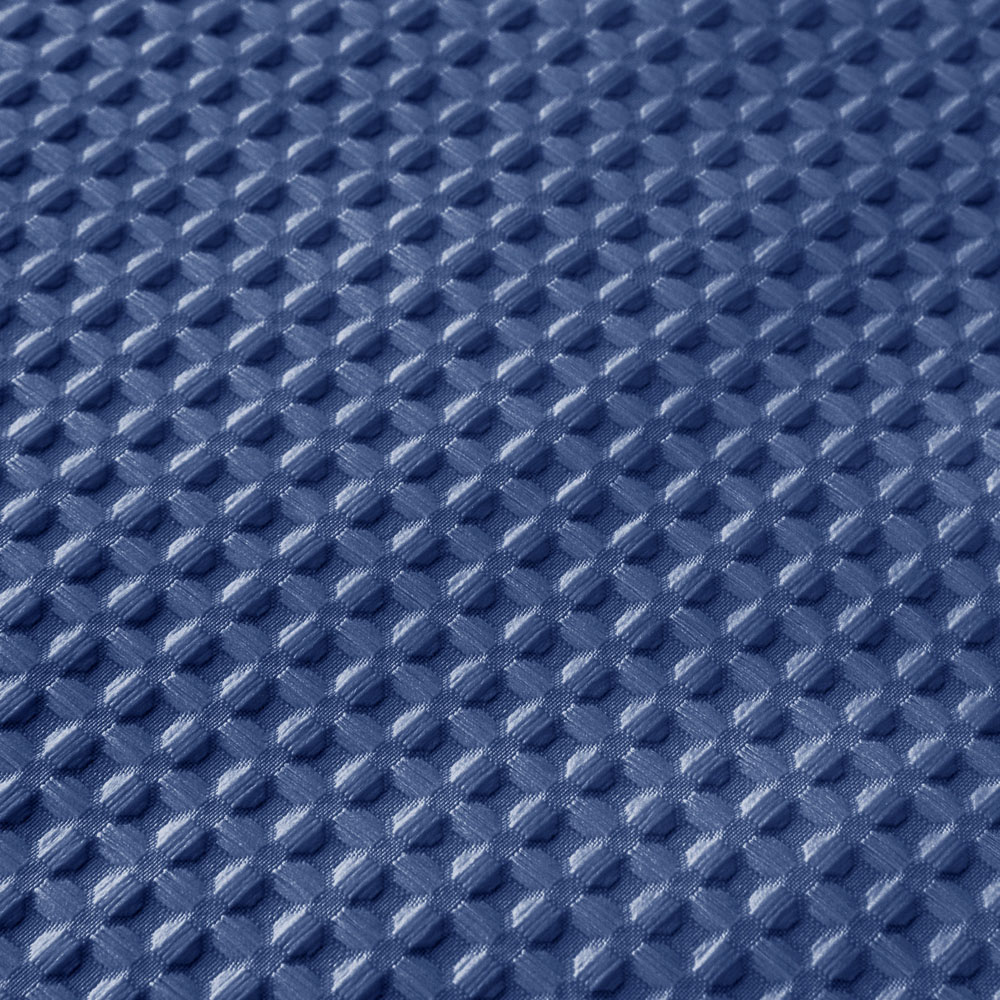 Velosso Waffle Navy Blackout Curtains 229 x 229cm Image 2