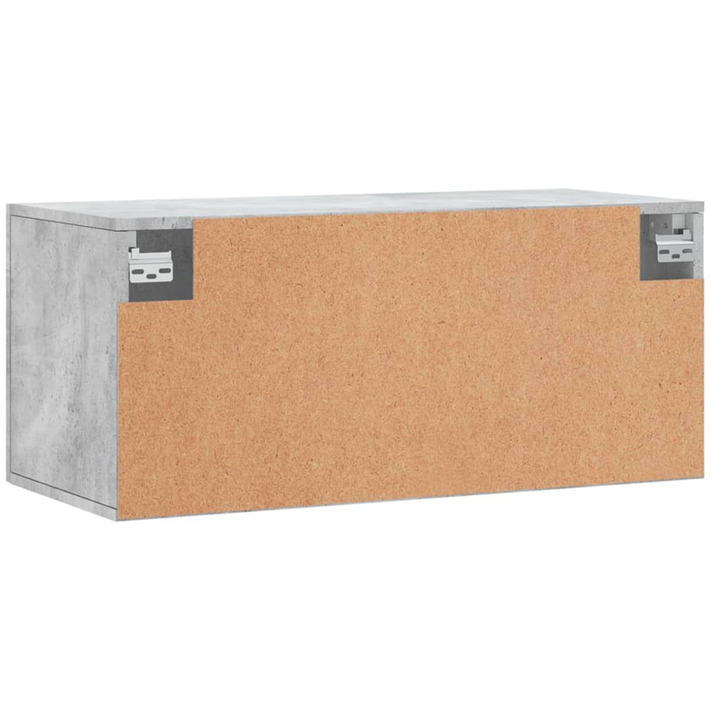 vidaXL 2 Door Concrete Grey Wall Cabinet Image 8