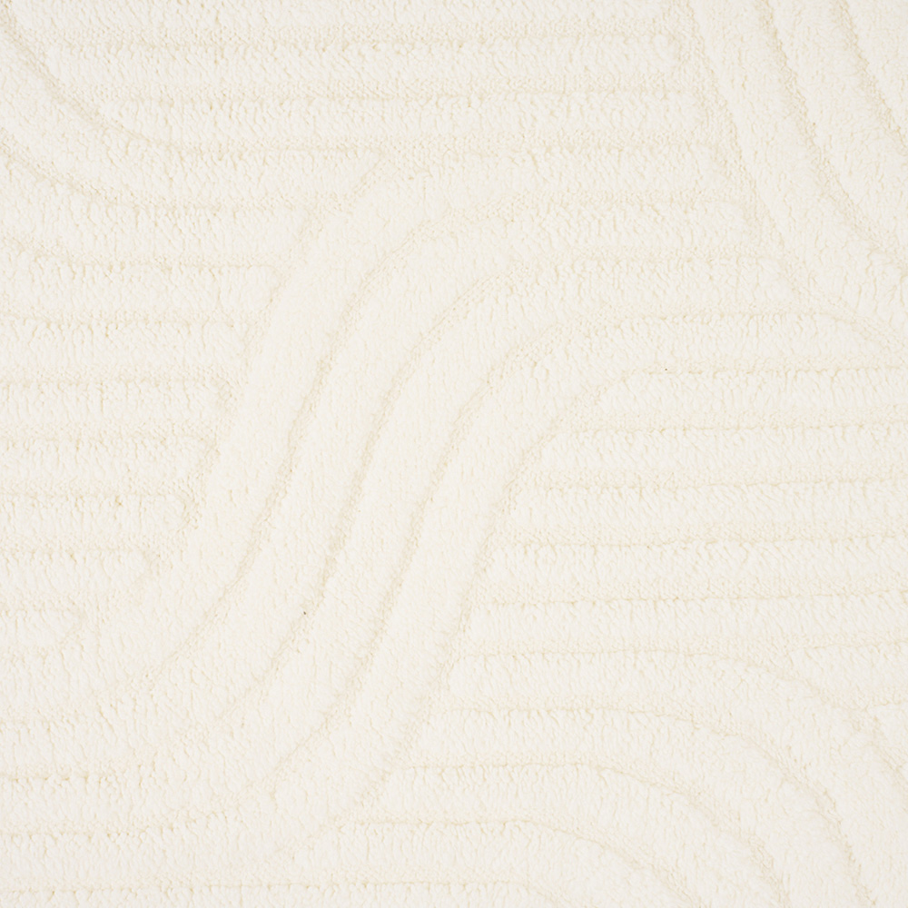 Living and Home Beige Minimalist Wavy Geometric Non-Slip Sofa Mat 160 x 90cm Image 4